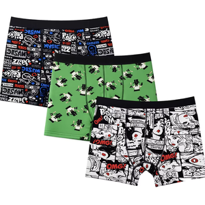 กางเกงบ็อกเซอร์ผู้ชายผ้าถักระบายอากาศ ผ้าฝ้าย ใส่ได้ทุกวัน รับผลิตเสื้อผ้าจำนวนมากตามสั่ง - Product Image 1