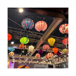 Auténticas linternas de seda de bambú Hoi An para fiesta de boda, decoración de jardín, luz de techo, decoración de patio de sala de estar - Product Image 4
