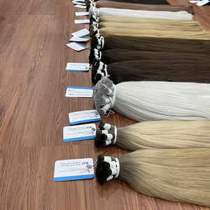 Qualité supérieure!! Fournisseur en gros Cuticule vierge à double étirage Cheveux en vrac Extensions de cheveux naturels en vrac - Product Image 6