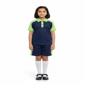 Sports Breathable Polyester/Cotton Clothing <b>Children's</b> <b>Football</b> Sportswear Short Sleeved Shorts Unisex - Product Image 4