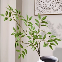 Feuillage artificiel au toucher réel, Ruscus italien pour arrangements de mariage, décoration intérieure