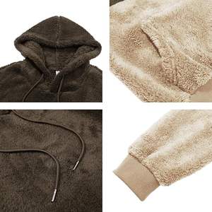 Haut à capuche décontracté avec doublure intérieure confortable pour les tenues de tous les jours - Product Image 2