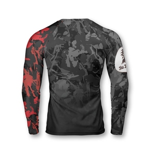 Custom Design Rashguard Long Sleeve Top for Martial Arts <b>Surf</b> Swim and Fitness Breathable Quick Dry Fabric with Logo <b>Printing</b> - Product Image 3