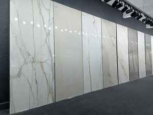 Dalle de porcelaine Pierre 900x1800mm Surface de marbre moderne Standard Plancher blanc Intérieur Carreaux de pierre frittée - Product Image 6