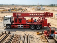 Plateforme de forage mécanique pour puits profonds, profondeur 1000m, diesel, CE ISO9001, modèle HW-1000M