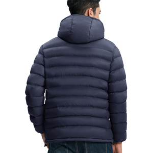 Chaqueta Acolchada Ligera para Hombre, con Capucha Desmontable, Resistente al Agua, Chaqueta de Plumón para Invierno, para Nieve, Esquí, Viajes y Actividades al Aire Libre - Product Image 3