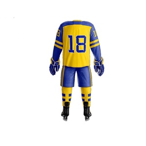 Alta calidad personalizado sublimado uniforme de hockey sobre hielo de alta calidad al por mayor precio barato conjunto de Jersey de hockey - Product Image 2