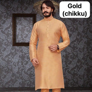 ผ้าไหมผู้ชายแบบดั้งเดิมจาก kurta ขายส่งส่งออก fabzone - Product Image 2