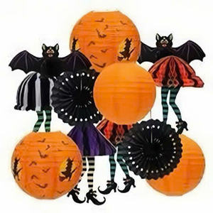 Lanterne en papier écologique rustique faite à la main Décoration d'Halloween Fournisseur du Vietnam Exportation d'artisanat de fête de qualité durable - Product Image 3