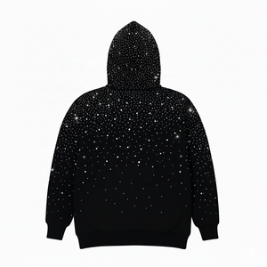 Sweat-shirts unisexes avec strass, sweat-shirt premium pour homme, sweat-shirt brillant avec cristaux, sweat-shirt en tissu doux - Product Image 1