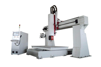 EXTRACNC Router CNC de 5 Ejes para Aluminio, Máquina de Fresado CNC de Metal, Router de Metal de Alta Precisión de 3/5 Ejes