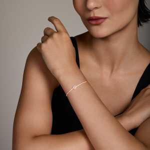 92.5 <b>Silver</b> Crystal <b>Bracelet</b> 191284 Elegant <b>Bangle</b> with Alluring Crystals - Product Image 3