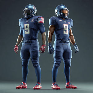 Vêtements de sport, uniformes américains, OEM, numéro d'équipe, uniforme de football, shorts d'entraînement, manches courtes, uniforme américain - Product Image 6