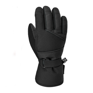 Gants de ski/snowboard KAMBOH OVERSEAS personnalisés, en cuir, chauds, imperméables, coupe-vent, à doigts entiers, avec fermeture auto-agrippante, unisexe - Product Image 3