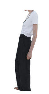 Pantalon noir pour femme à la mode et classique pour une tenue de soirée disponible au prix de gros de l'Inde - Product Image 4