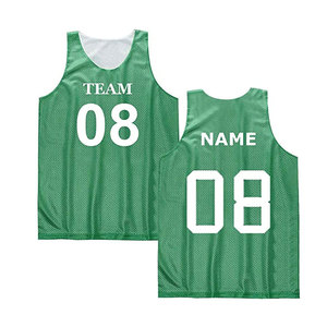 Maillot de basket-ball personnalisé gilet de sport réversible ajouter n'importe quel numéro de nom d'équipe maillot personnalisé pour hommes - Product Image 4