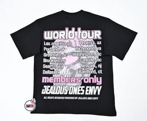 Haute Qualité Doux Coton Jersey Sérigraphie Lâche Épais Surdimensionné 280Gsm Neutre 100% Coton Col Rond Imprimé T-shirt - Product Image 6