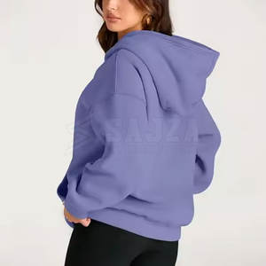 Dernier modèle de sweats à capuche de haute qualité et taille personnalisée pour femmes sweats à capuche respirants pour femmes fabriqués au Pakistan - Product Image 3