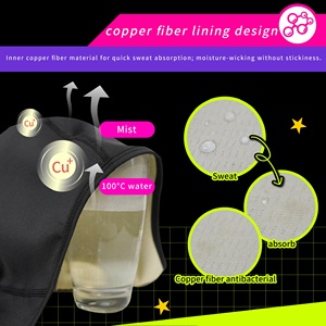 หมวกกันน็อค Xilla Black Antibacterial Copper Fiber Knight - อุปกรณ์ป้องกันศีรษะสำหรับนักขี่ระดับพรีเมียม - Product Image 4