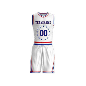 Kit de baloncesto transpirable, camiseta y pantalones cortos de equipo personalizados, tela anticontracción, ropa deportiva cómoda - Product Image 3