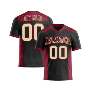 Maillot de football américain personnalisé par sublimation, respirant, grande taille, maille/spandex, unisexe, service OEM, fabricant direct - Product Image 2