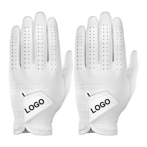 Gants de golf pour hommes en cuir Cabretta souple personnalisé de haute qualité main gauche droite Cabretta cuir - Product Image 1