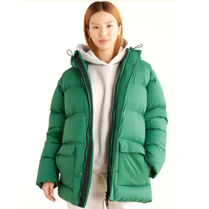 New Arrivals Fashion Quilted Puffer <b>Jacket</b> Cotton Puff <b>Sleeves</b> for <b>Women</b> Slim <b>Short</b> Coat <b>Jacket</b> Tops Winter Outwear Winter - Product Image 1