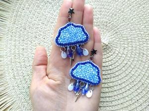 Bijoux fantaisie, boucles d'oreilles brodées de perles de rocaille d'Inde, boucles d'oreilles faites à la main pour femmes et filles, multicolores par glowin fashion - Product Image 6