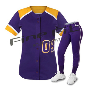 Ensemble d'uniformes de baseball respirants pour hommes sur mesure maillot et pantalon d'équipe pour les tournois et l'entraînement des clubs de baseball - Product Image 2