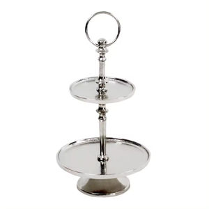 Herramienta de pastel de mesa con acabado pulido, soporte de exhibición para fiestas, gran oferta, nuevo último diseño, soportes de aluminio para pasteles con mango de anillo - Product Image 4