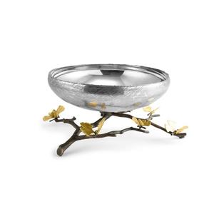 Bols décoratifs de luxe en métal personnalisés de haute qualité finition argentée support de feuille d'or meilleure vente en gros produit poli - Product Image 1