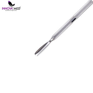 Pousse-cuticules, outil de manucure et pédicure, outil de soin des ongles en acier inoxydable, instrument professionnel de soin des ongles pour salon, par Innovamed - Product Image 6