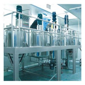 Tanque de Mezcla con Motor de Acero Inoxidable ZT ISO9001 CE 2020, Máquina Emulsionadora al Vacío de 1000L, Homogeneizador Automático para Productos Químicos - Product Image 1