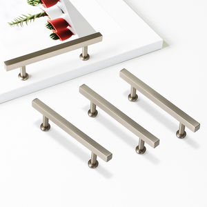 Tirador de Mueble Rectangular Moderno de Aleación de Zinc, Tirador de Cajón Minimalista para Cómoda, Comedor, Baño, Duradero y Ecológico - Product Image 1