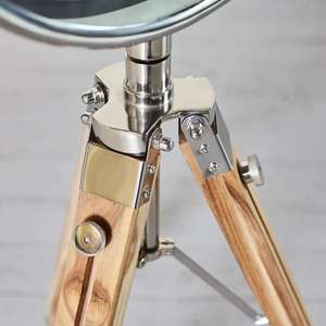 Reloj de Metal con Trípode Ajustable, Decoración de Salón, Exhibición de Pie - Product Image 6