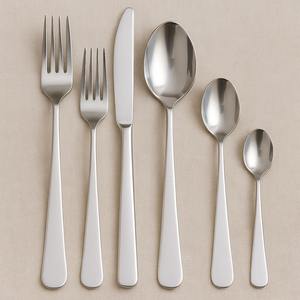 Ensemble de couverts classique en acier inoxydable ensemble de couverts 6 pièces finition miroir ustensiles en argent élégants salle à manger cuisine mariage Restaurant - Product Image 1