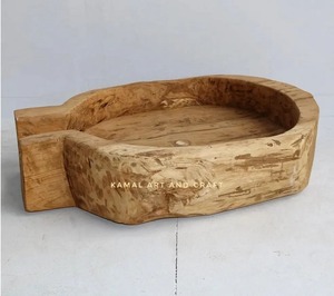 Fabricant Exportateur Grande Décoration de Table en Bois Rustique Fait à la Main Vintage Home Art Style Luxe Décoration de Noël Artisanat - Product Image 1