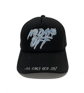 Gorra Trucker de 5 Paneles con Frente de Espuma, Gorra de Malla Transpirable, Gorras de Béisbol con Cierre a Presión de Poliéster, con Logotipo 3D Personalizado, Venta al Por Mayor - Product Image 1