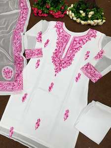 SALWAR KAMEEZ DE DISEÑO CON TRABAJO KASHMIRI DE LUJO PARA FIESTAS DE INVIERNO - Product Image 5