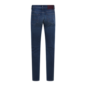 Jeans de Mezclilla para Hombre al por Mayor, Premium, Elásticos, Ajustados, de Tiro Medio, Azul Clásico, Estilo Urbano, Casuales, para Invierno y Primavera - Product Image 2