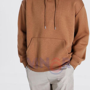 Sweat-shirt d'hiver unisexe surdimensionné, streetwear hip-hop, sweat à capuche avec logo brodé, impression sérigraphique française, 100% coton, écologique, pour homme - Product Image 4