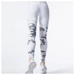 Mallas deportivas estampadas de alta elasticidad para mujer, pantalones elásticos a la moda para mujer, ropa deportiva atlética - Product Image 5