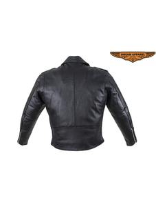 Veste de moto en cuir pour hommes Poches dissimulées pour armes à feu en cuir de vachette souple, respirant et résistant - Product Image 4