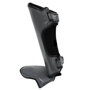 Fully Customized Logo Printing High Quality Leather Shin Guard-<b>Protective</b> Lightweight Eco-Friendly Adjustable Adult Size - Product Image 5