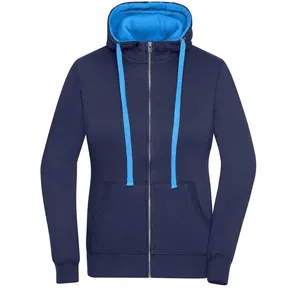 Ladies' <b>Zip</b>-<b>Up</b> Lifestyle Hoodie Personalized Promotional Sweatshirt - Product Image 3