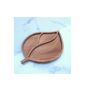 Vajilla de comedor de alta calidad, plato de hoja de madera, orgánico Natural, resistente, Navidad, espacio de lujo, aspecto informal - Product Image 5