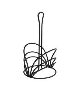 Metal Wire <b>Tissue</b> <b>Paper</b> Roll Holder Decorative Free-Standing Bathroom Storage Organizer Stand From India - Product Image 4