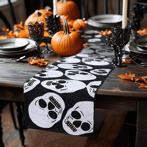 Christmas <b>Dining</b> <b>Table</b> Beaded <b>Runner</b> Placemat Handmade Cloth Decorative Wedding Mat With Leaves Design for Home Use - Product Image 2