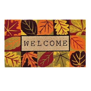 <b>Bleached</b> Coir Mats Cat Print with Red Heart Cute Novelty Welcome Door Mats for Home Bulk MOQ 300 - Product Image 1