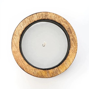 Handcrafted wooden <b>candle</b> <b>holder</b> for cozy home setup festival decoration yoga room and relaxing light use - Product Image 3